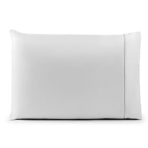 Fronha Avulsa 70cm X 50cm 1 Peça Laura 100% Poliéster Toque Percal 200 Fios Cor:cinza