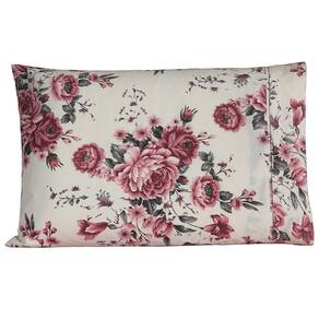 Fronha Avulsa 70cm X 50cm 1 Peça Esmeralda 100% Algodão Percal 150 Fios Cor:rosê