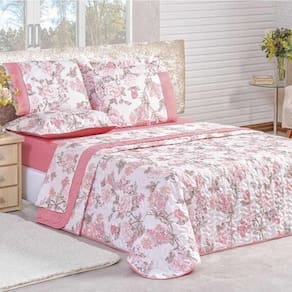 Cobre Leito Solteiro Naturale Dupla Face Micropercal 200 Fios 2 Peças - Serene