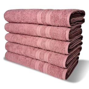 Kit 10 Toalhas Banho Gigante Itália Soft 100% Algodão Grossa Luxo - Rosê Rosê