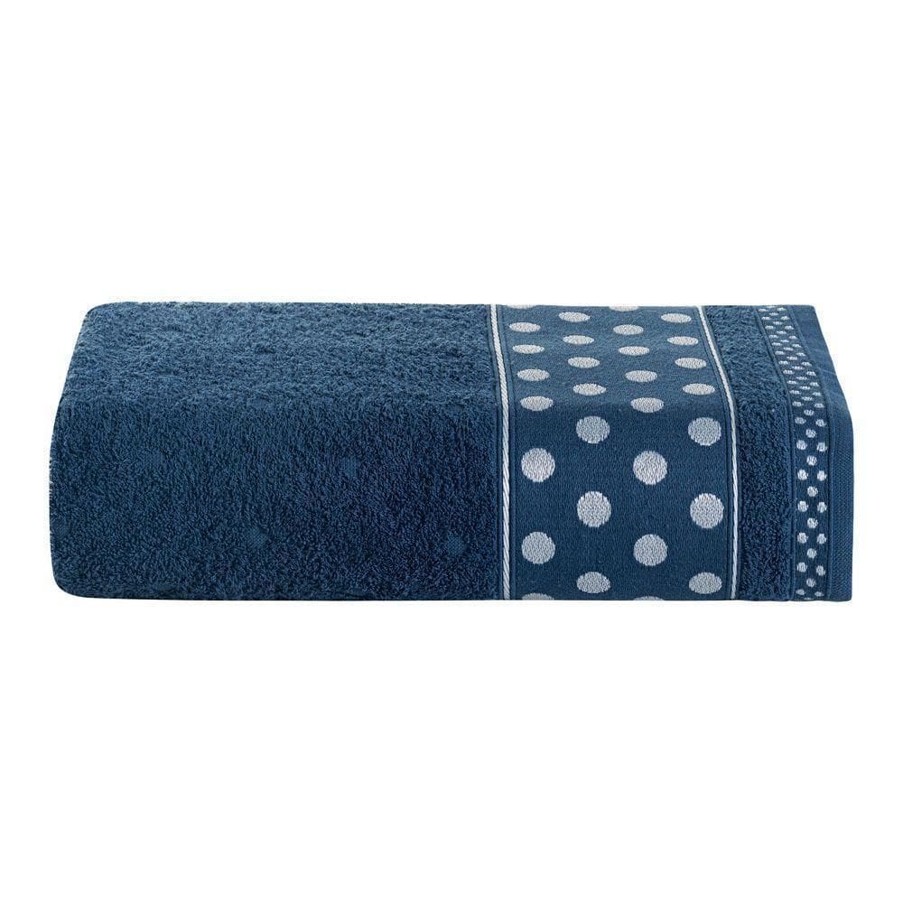 Jogo De Banho Petit Poá 05 Peças - Marinho