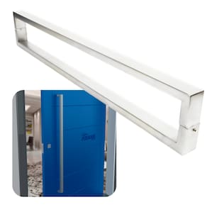 Puxador Para Portas Greco 80 cm Aço Inox Escovado