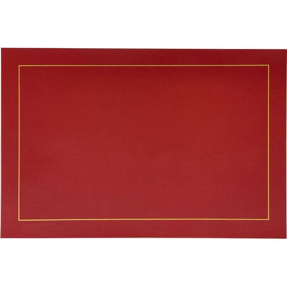 Jogo 8 Americano Classic Pu 45x30cm Bordô