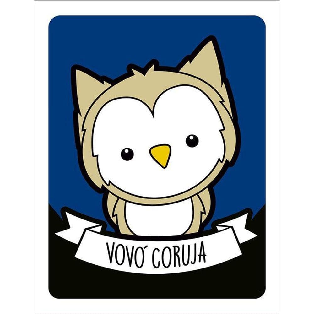 Placa Decorativa - Vovó Coruja 36X46