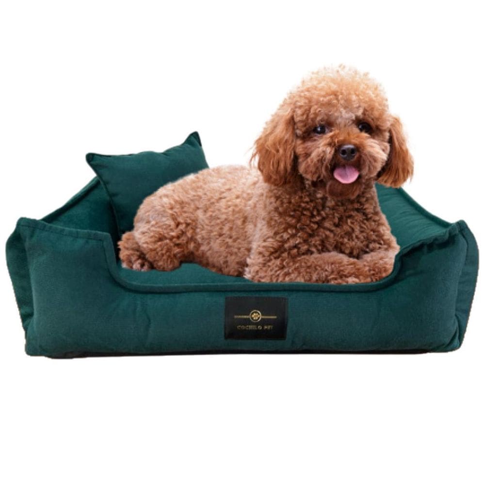 Caminha Veludopara De Cachorro Cochilo Pet P 50Cmx40Cm Verde