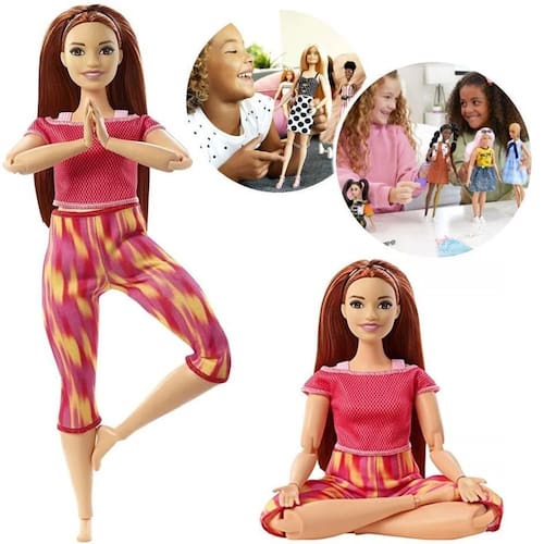 Yoga ImÃ¡genes De Barbies Articuladas Barbie Made To Move Blonde