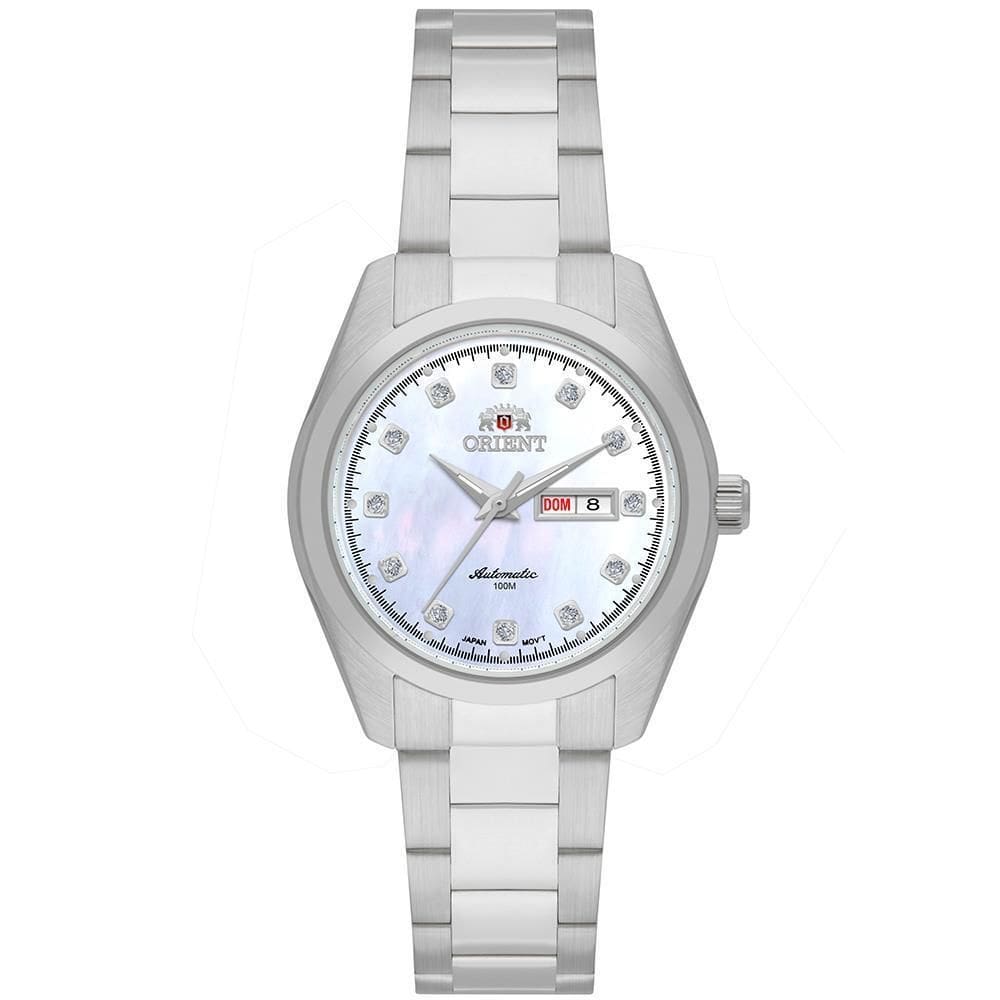 Relógio Orient Feminino Ref: Nh6Ss002 B1Sx Prateado