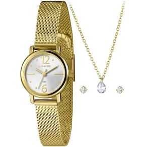 Relógio Lince Feminino Ref: Lrgh235L25 K0Cgs2Kx Dourado +