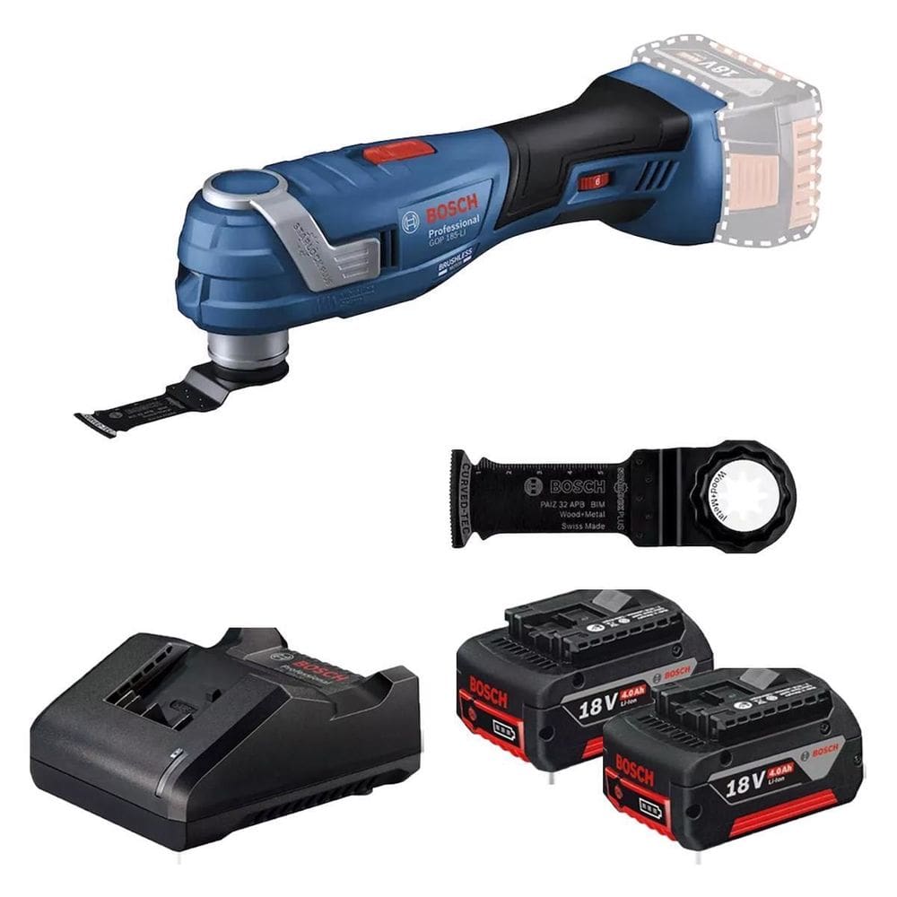 Multicortadora 18V Carregador 2 Baterias Gop 185-Li Bosch