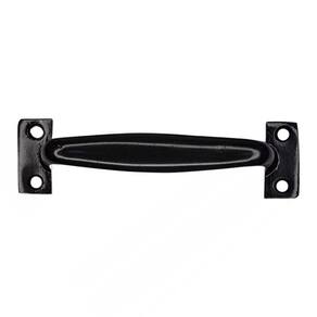 Puxador Tipo Alça De Aço Porta Armário Gaveta 130Mm Preto