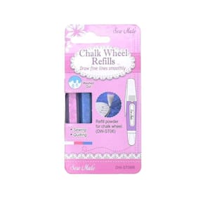 Refil Para Caneta Giratória C/2 Giz Branco Ou Azul/Rosa
