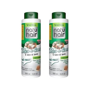 Condicionador Natuhair 500Ml Oleo De Coco - Kit Com 2Un