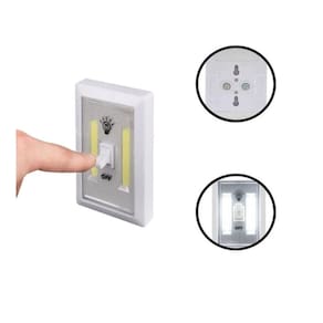 Luminária Abajur C Interruptor Estante Armario Parede Closet
