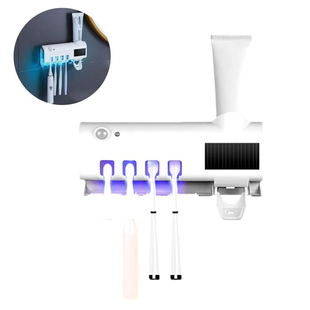 Esterilizador Uv Automático Dispensador Pasta E Suporte