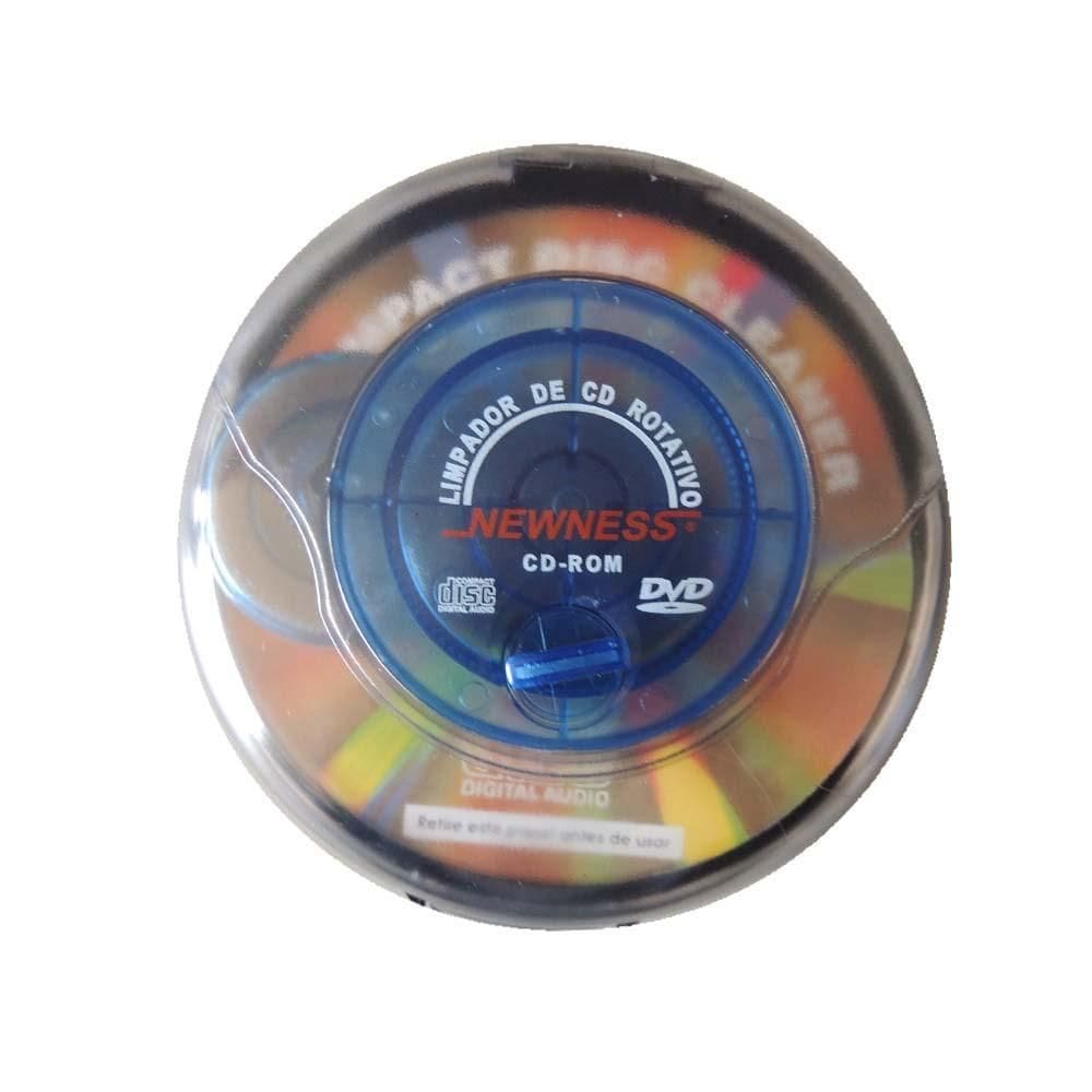 Limpador De Cd E Dvd Cd-Rom Rotativo Newness | Casas Bahia