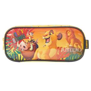 Estojo Escolar Rei Leão Infantil Disney Simba Pumba Timão