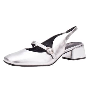 Sapato Boneca Couro Salto Bloco Baixo Lia Line + Natália Toscano