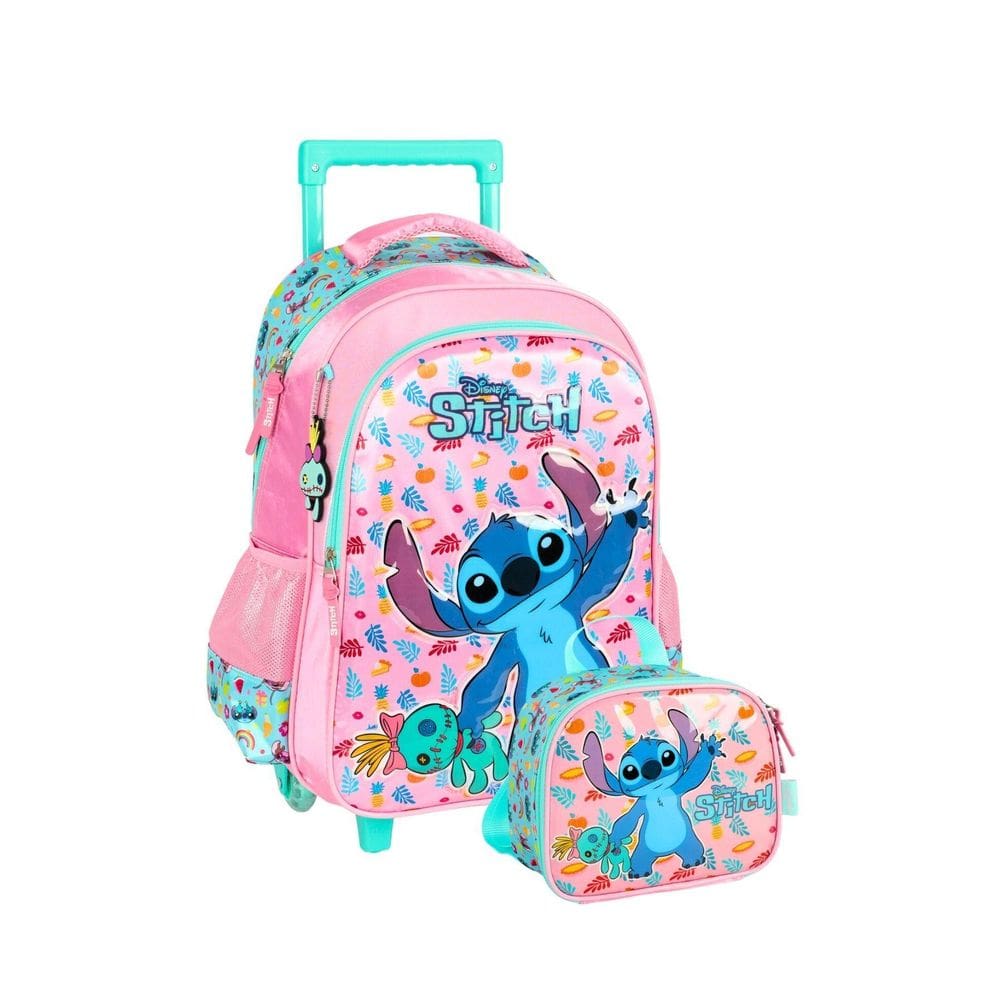 Kit Escolar Lilo Stitch Mochila + Lancheira Termica