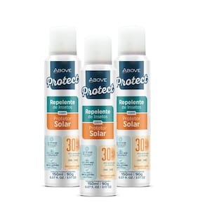 Kit 3 Repelentes Spray Com Proteção Solar Fps30 150Ml Above