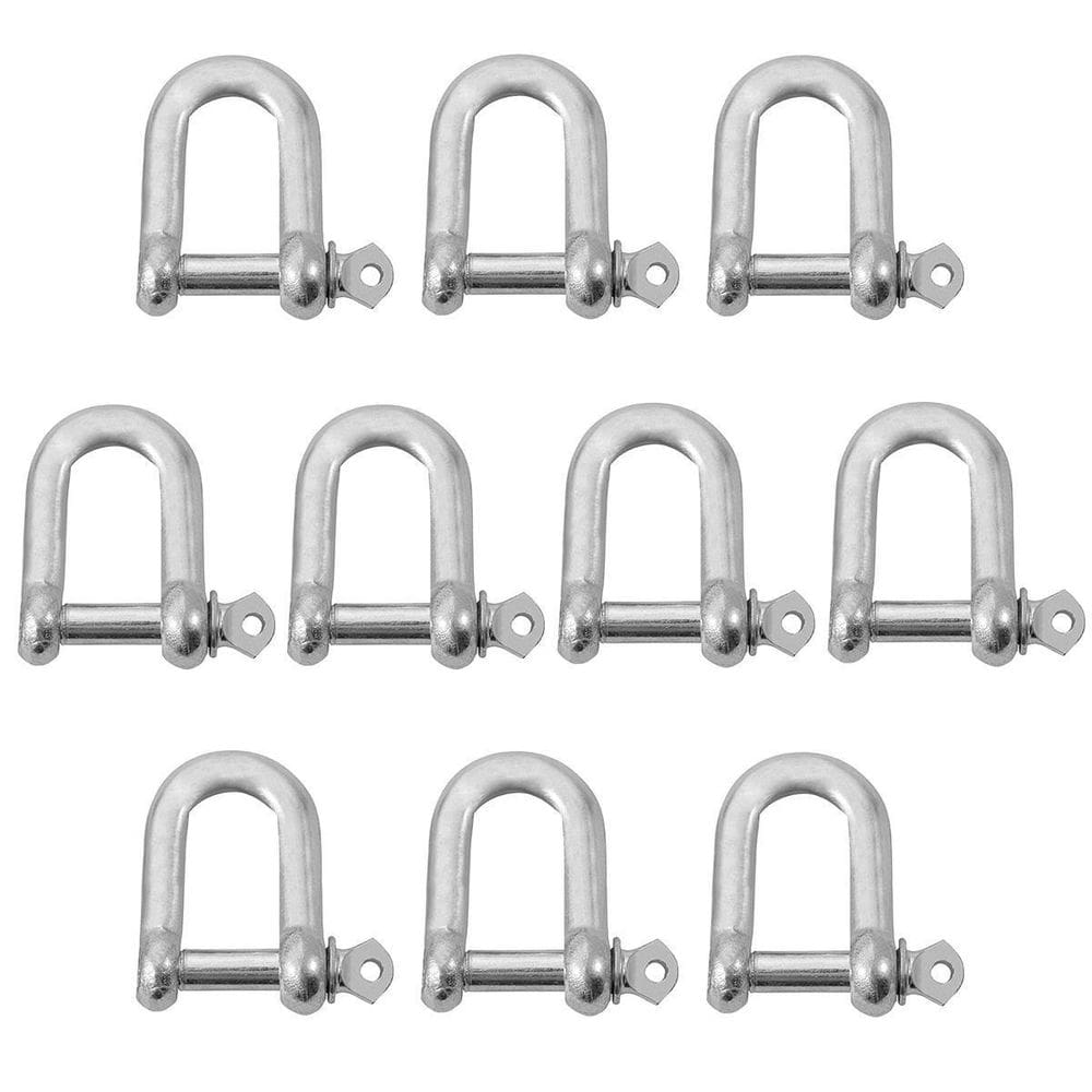 Manilha Reta Cabo De Aço 3/8`` 2,0004 10 Unidades - Nord