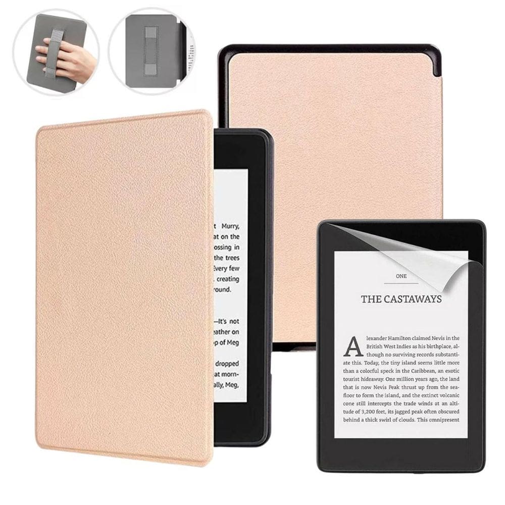 Case Com Alça Para Kindle 12 Básico 6.0 Rs23Cv + Película