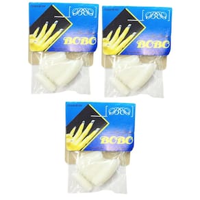 Kit 72 Unhas Postiças Realista Bobo Branca Quadrada Premium