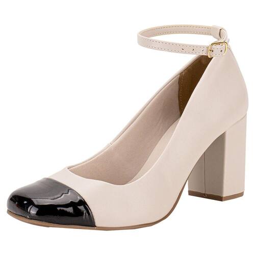 Sapato Feminino Salto Grosso Via Marte Casas Bahia