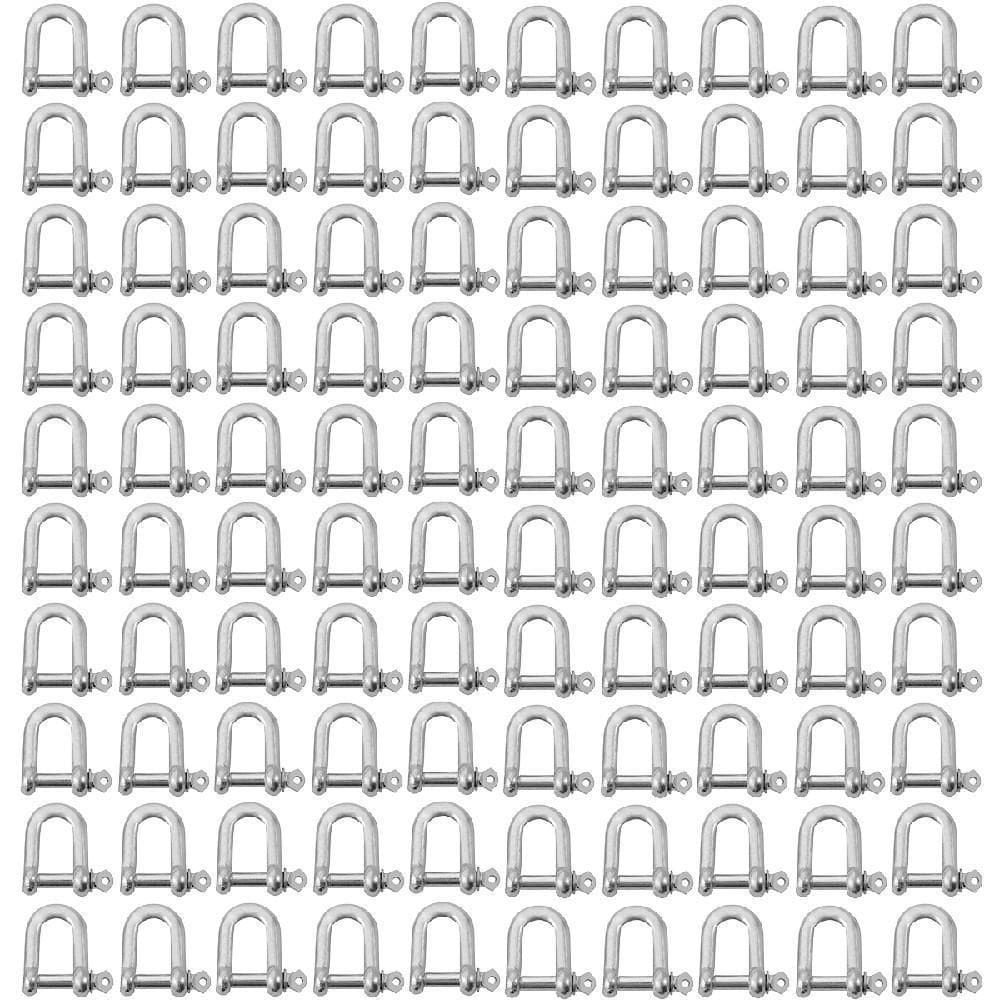 Manilha Reta Cabo De Aço 3/16`` 2,0001 100 Unidades Nord