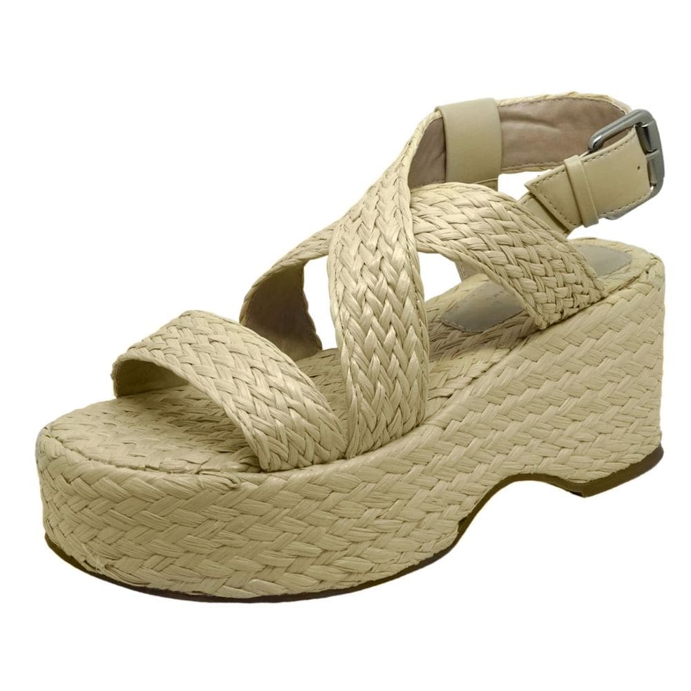 Sandalia Feminina Anabela de Juta Lia Line 2260.71440