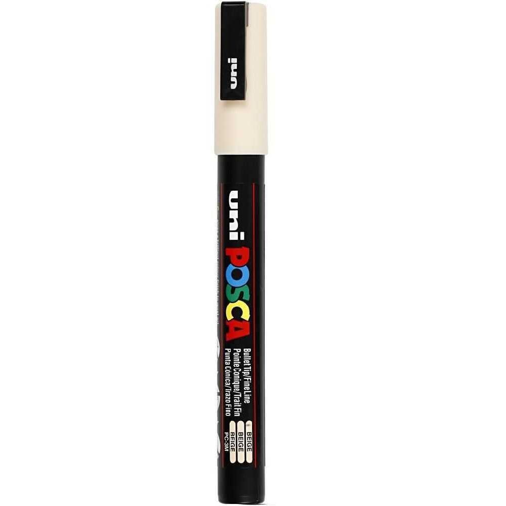 Caneta Uni-Ball Posca Pc-3M Fina - Bege