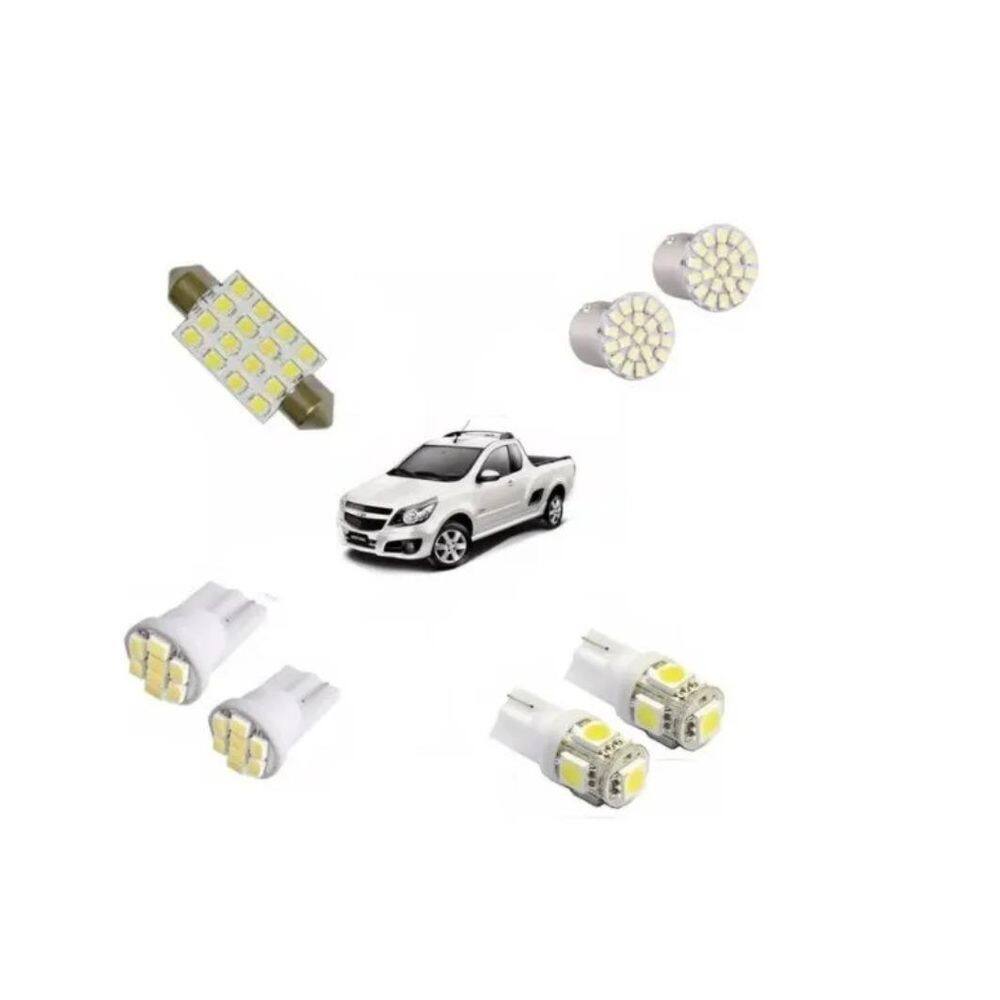 Kit Led Montana 2011/2015 Teto Placa Ré Lanterna
