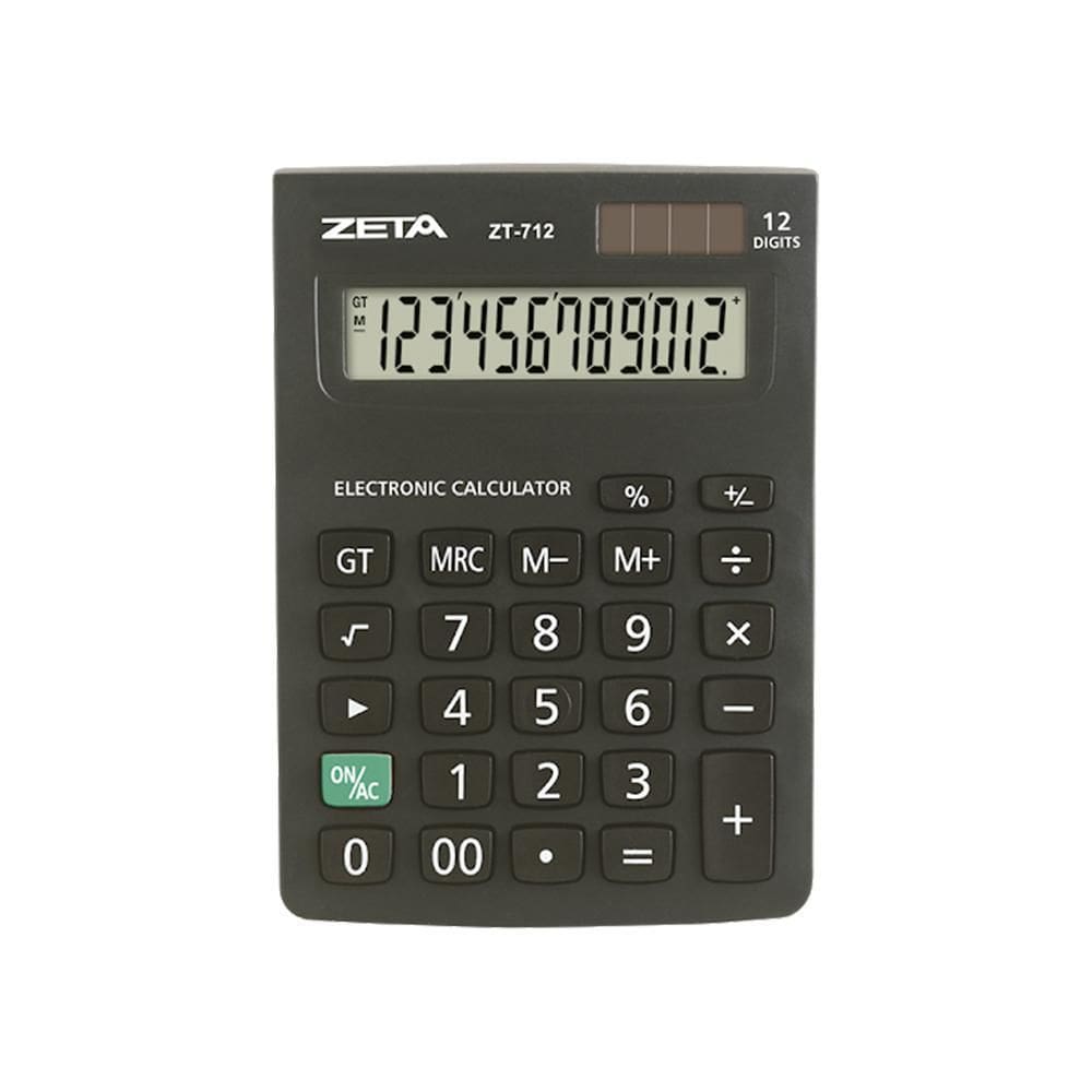 Calculadora De Mesa Zeta 12 Dígitos Zt712