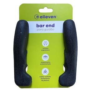 Bar End Chifre Emborrachado Ergonômico Bike Bicicleta Ciclo