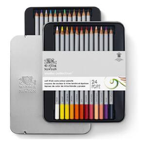 Lápis De Cor Winsor & Newton Studio 24 Cores 0490013