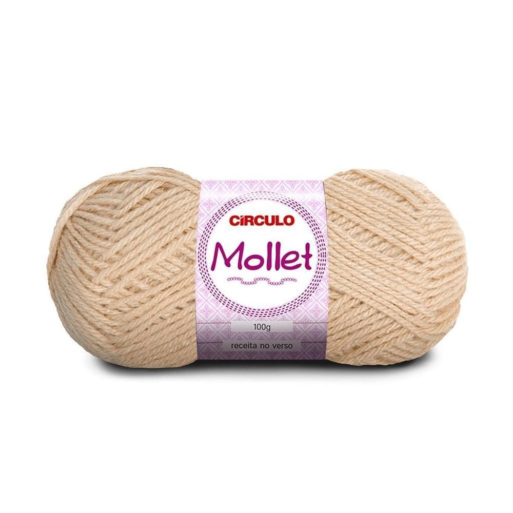 Lã Mollet Circulo 100G  7034- Marfim