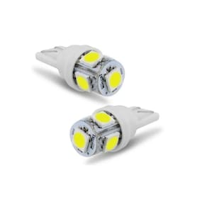 Kit Com 40 Lampadas Pingo 5 Leds T10 Xenon Super Branca