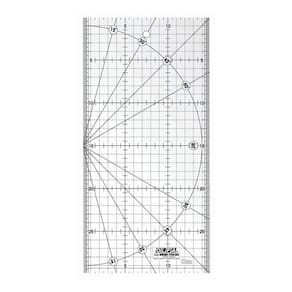 Régua Para Quilt Olfa Quadriculada Mqr 15X30Cm