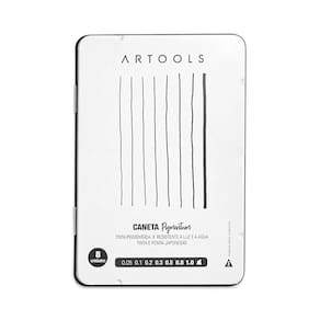 Caneta Técnica Nankin Artools Pigmentum 8 Graduações
