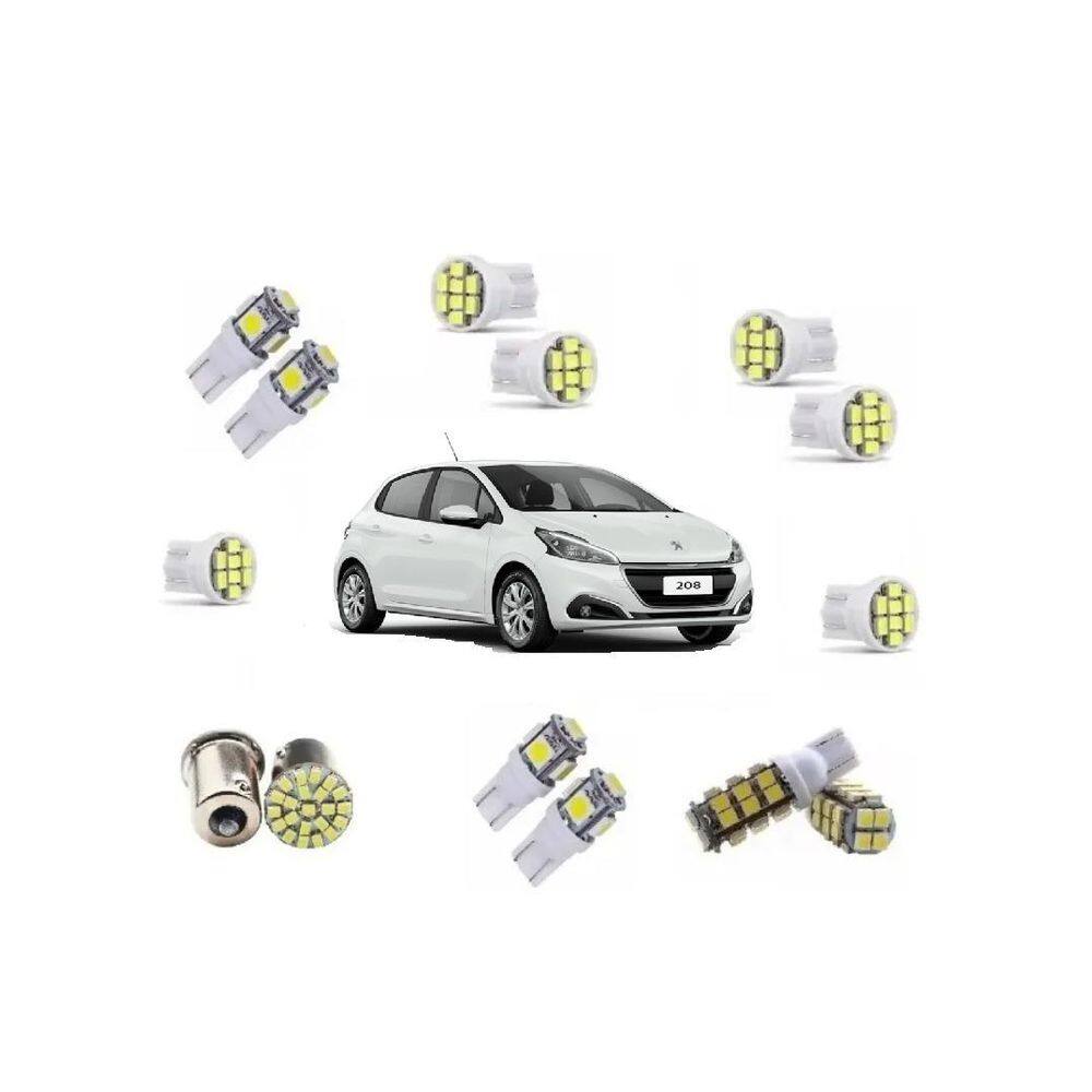 Kit Lâmpadas Led Peugeot 308 Kit Completo