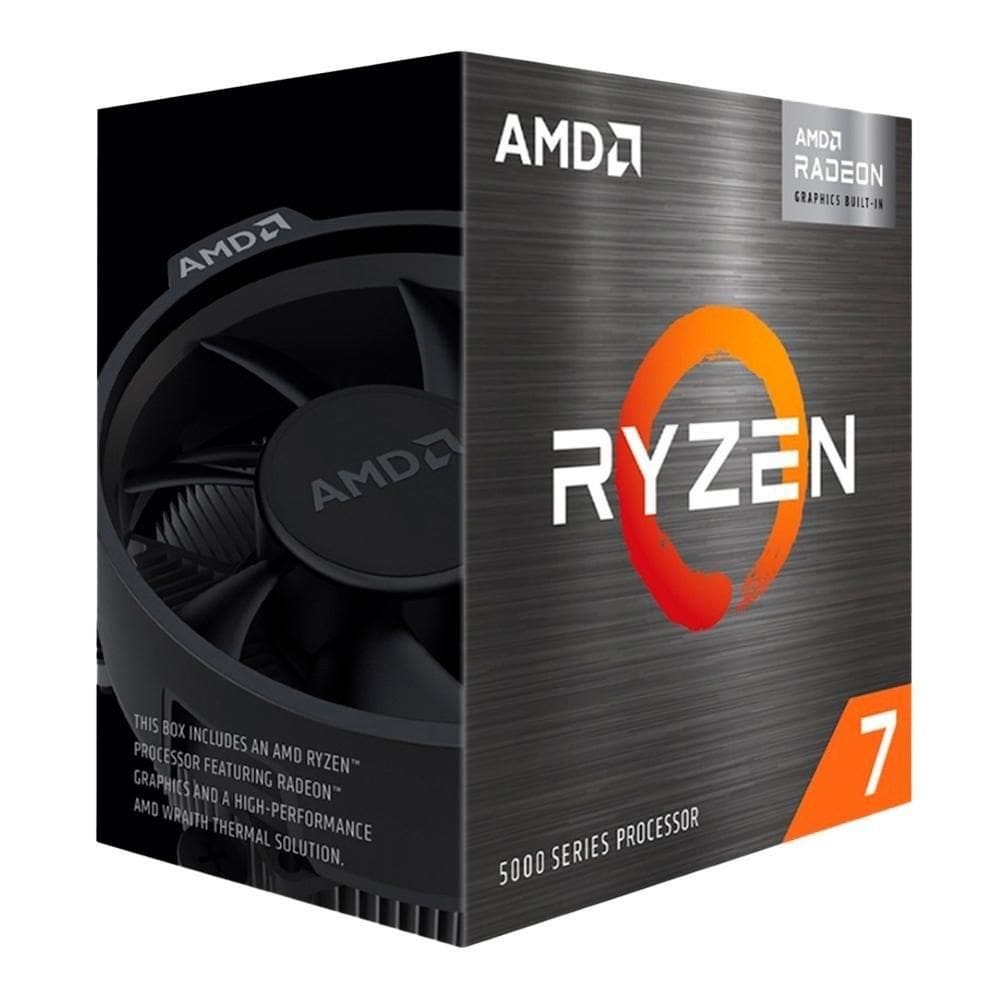 Processador AMD Ryzen 7 5700G, AM4, 3.8 GHz, 8 Cores com Gráfico Radeon Integrado, 100-100000263BOX AMD