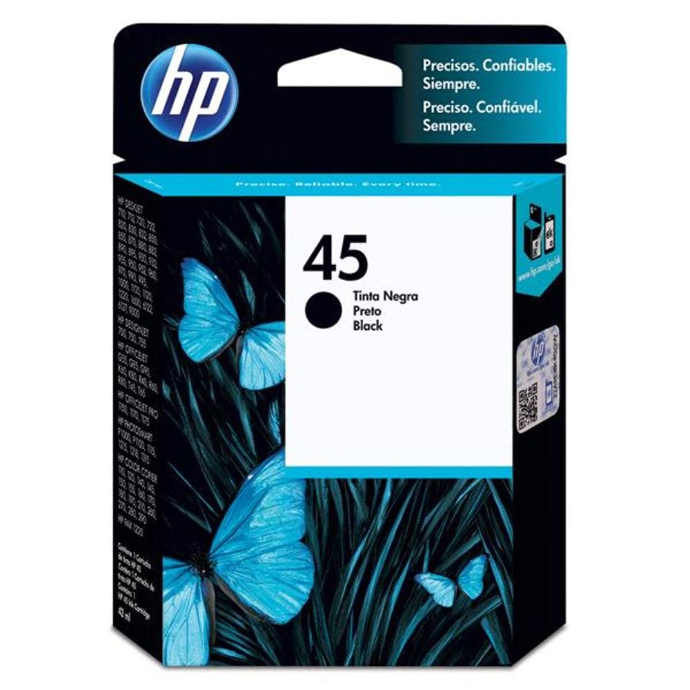 Cartucho HP 51645AL nº 45 preto