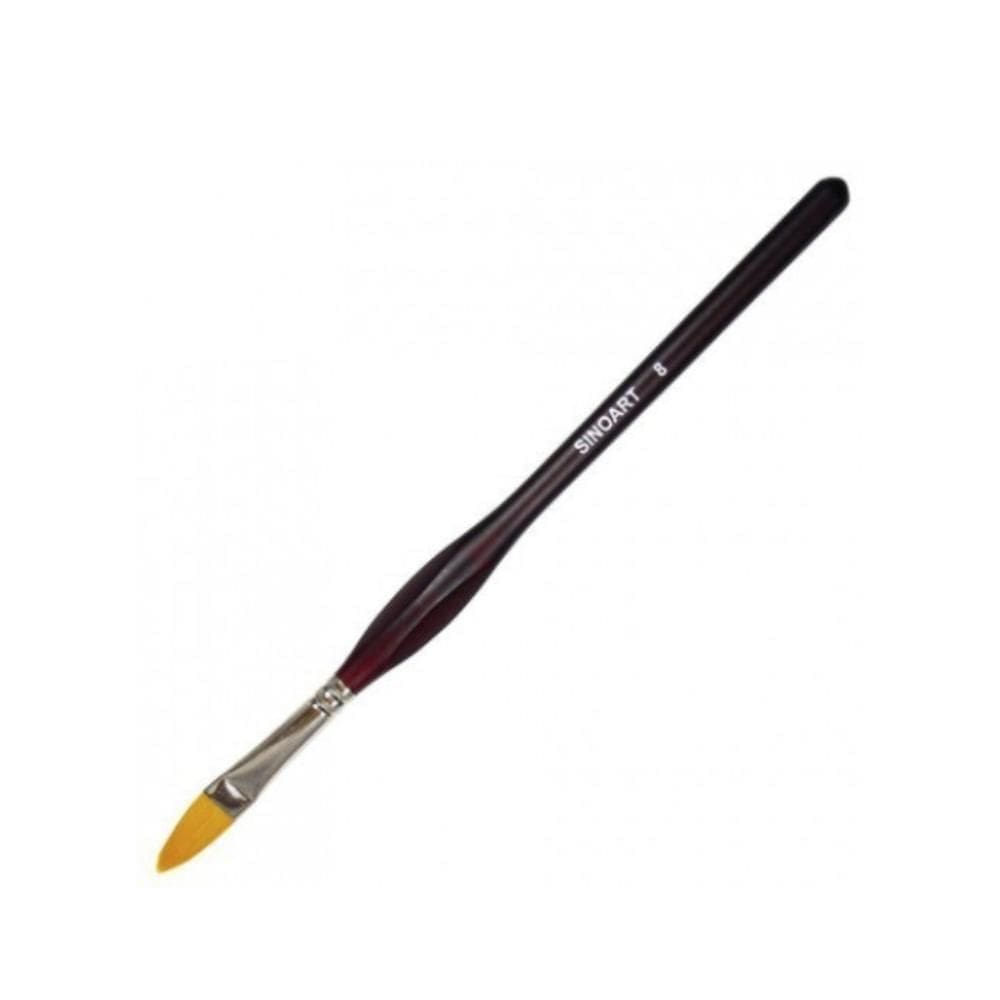 Pincel Língua De Gato Sinoart Sintético Número 8
