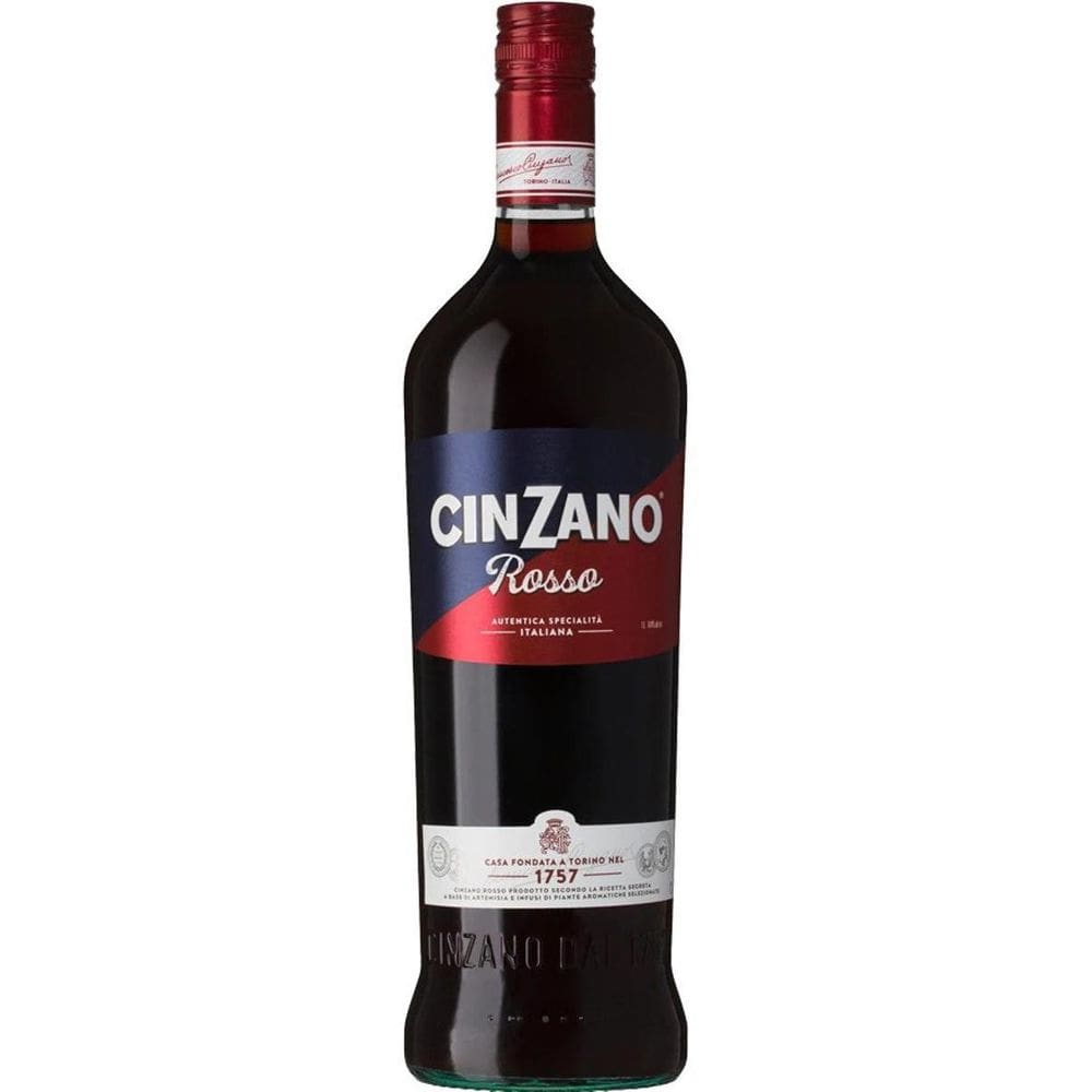 Vermute Cinzano Rosso 1L - Aromas de Baunilha e Frutas