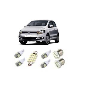 Led Pingo E Torpedo Vw Fox 1G Farolete Placa Teto Ré Kit