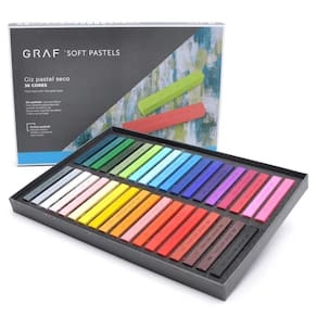 Giz Pastel Seco Cis Graf Soft Pastels Com 36 Cores