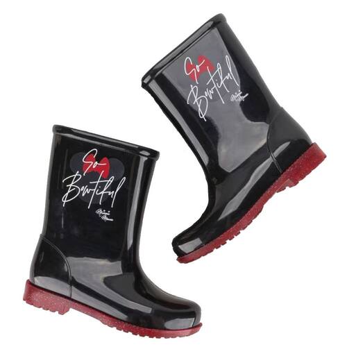 Bota Galocha Infantil Menina Impermeável Minnie Casas Bahia
