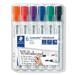 Marcador Quadro Branco Staedtler Lumocolor 6 Cores