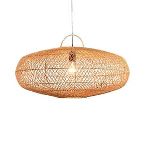 Lustre Pendente Skylight ôtaki 4047 M Rattan E27 Bivolt