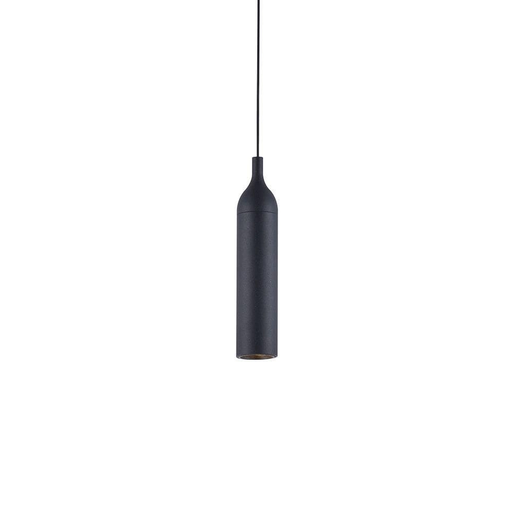 Lustre Pendente Nordecor Wisi 2681 Preto Led Bivolt Preto 2681
