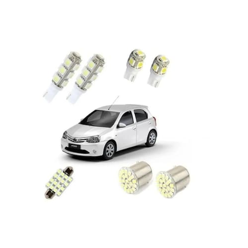 Kit Lâmpada Led Toyota Etios Todos Os Anos E Modelos